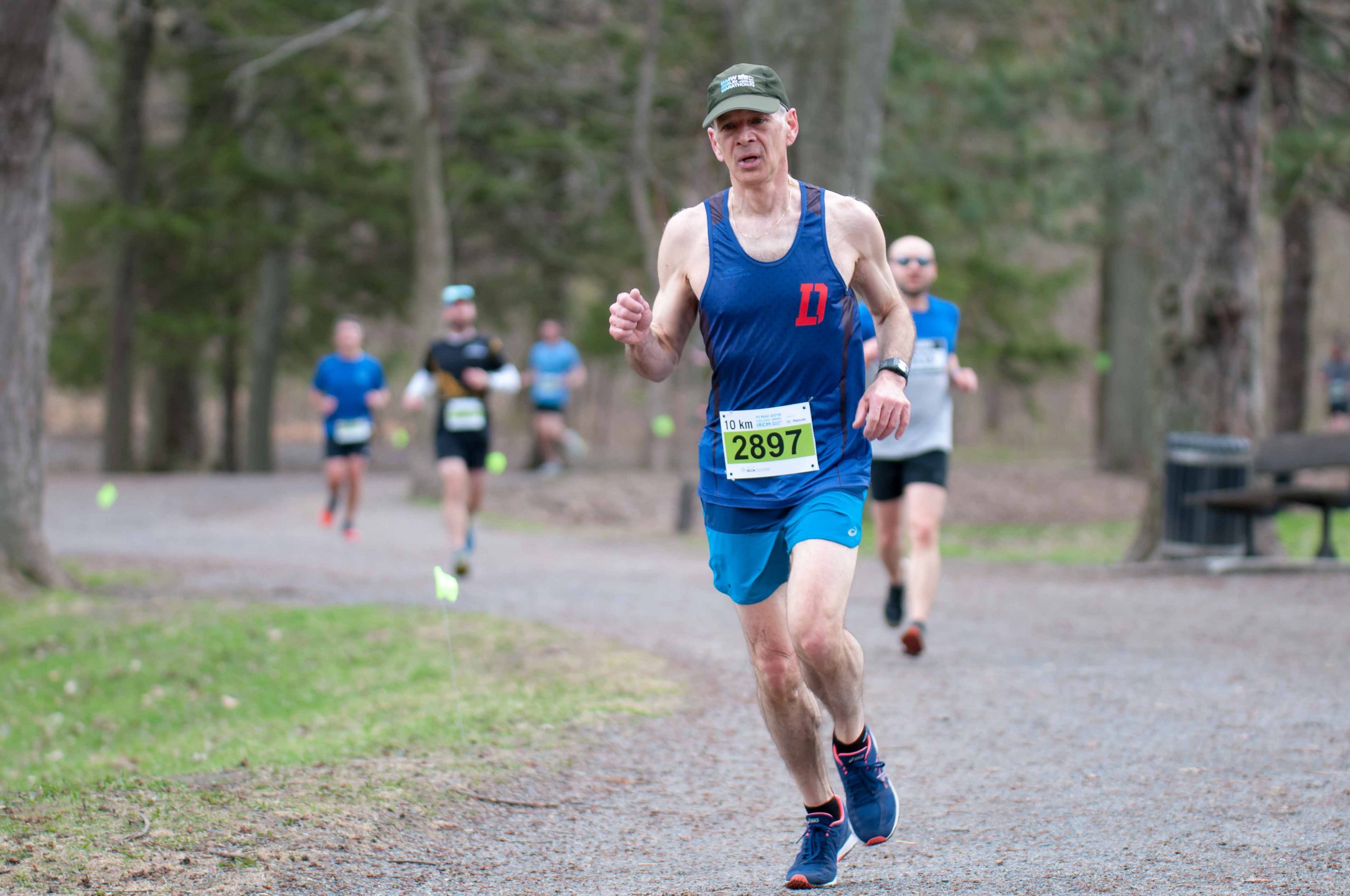 Eric Larochelle à la course de l'IRCM