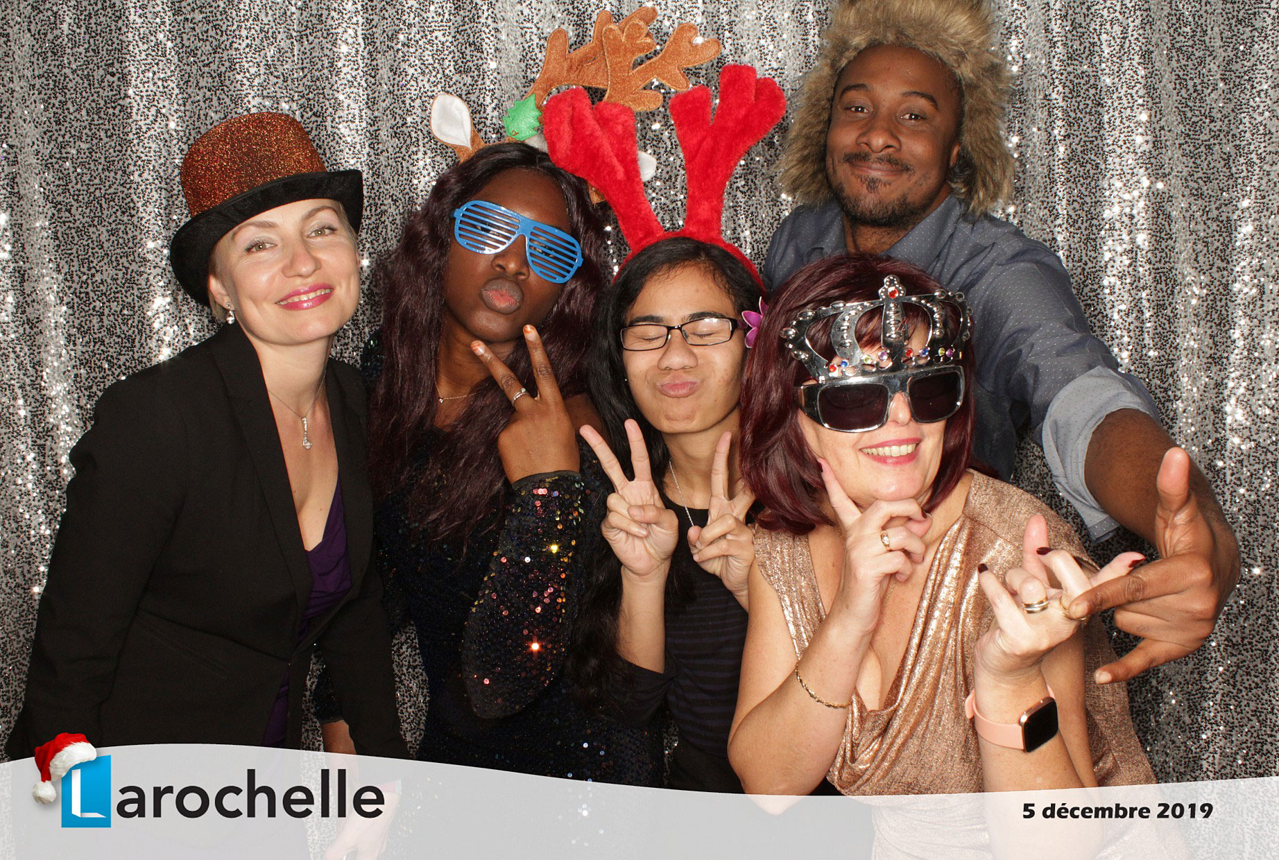 Equipe de Larochelle au Parté de Noel 2019