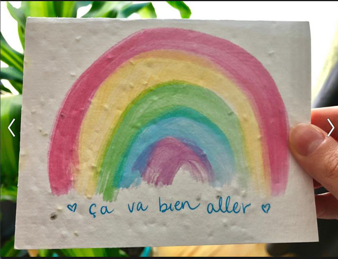 Carte encouragement employés