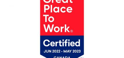 Great Place to work certified