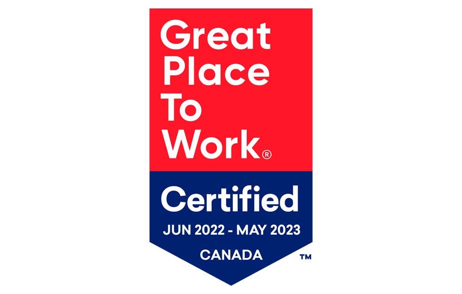 Great Place to work certified