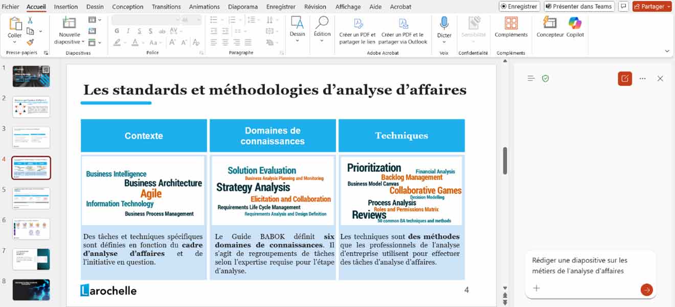 Copilot dans Power Point