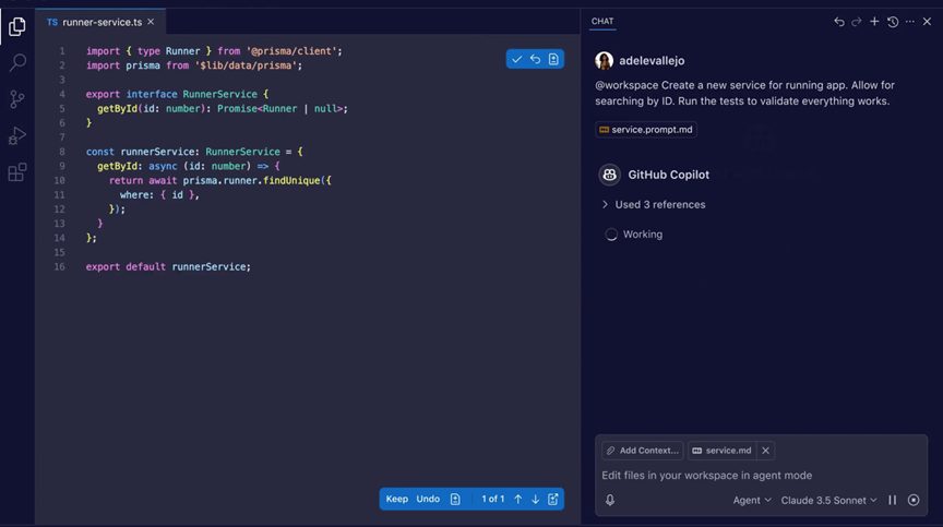 Échange en un développeur et GitHub Copilot