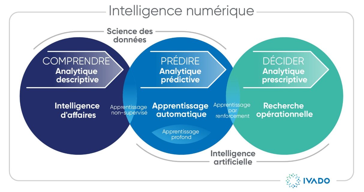Illustration du concept d'intelligence numérique